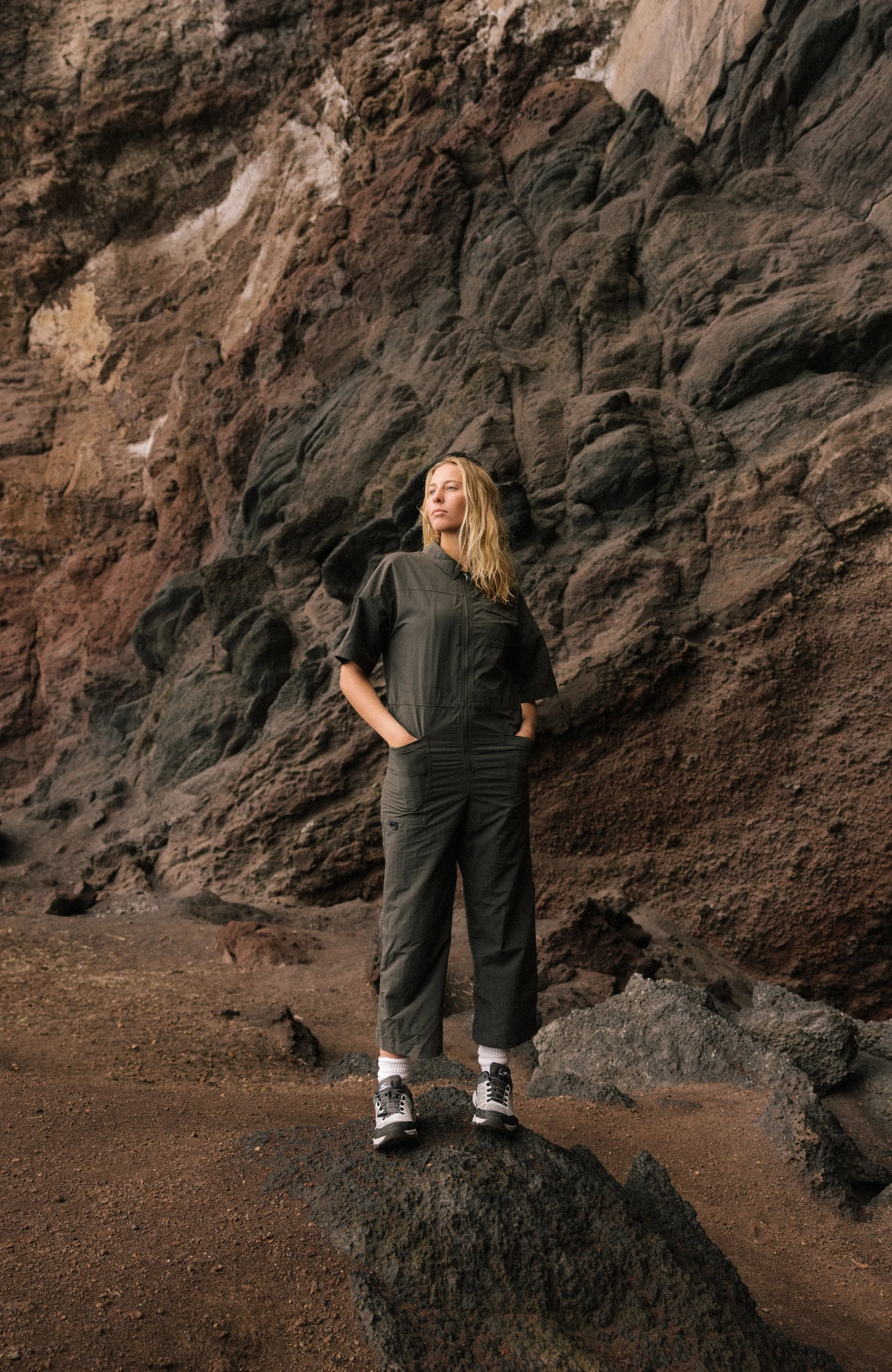 UTILITY TRAIL JUMPSUIT | Raven