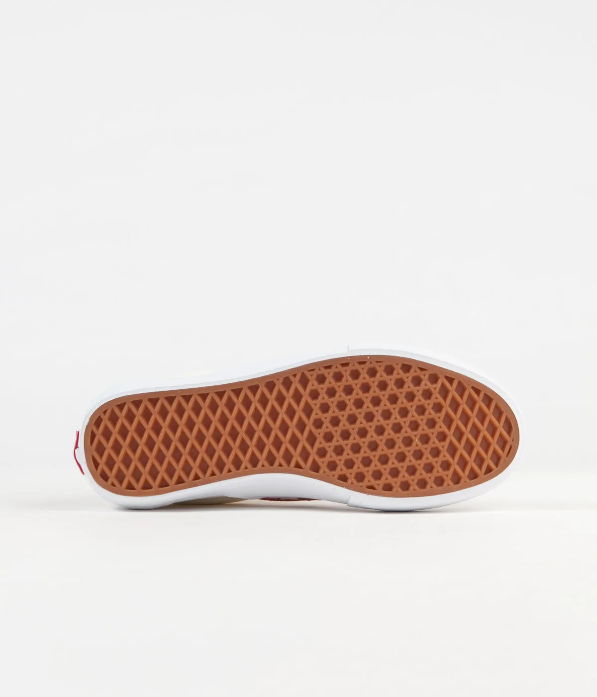 Vans Slip-On Pro Shoes - (Checkerboard) Mineral Red