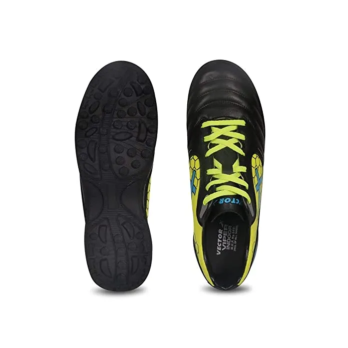 Vector X Viper Indoor Football Shoes (Black-Green)