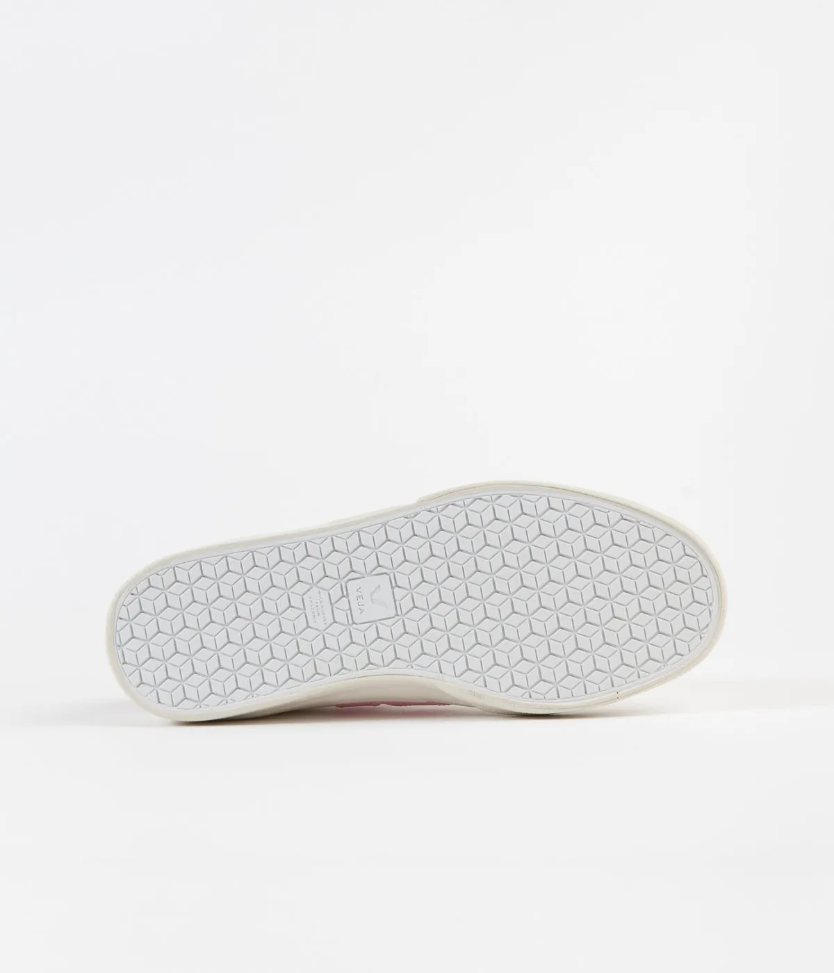 Veja Womens Campo Chromefree Shoes - Extra White / Guimauve / Marsala