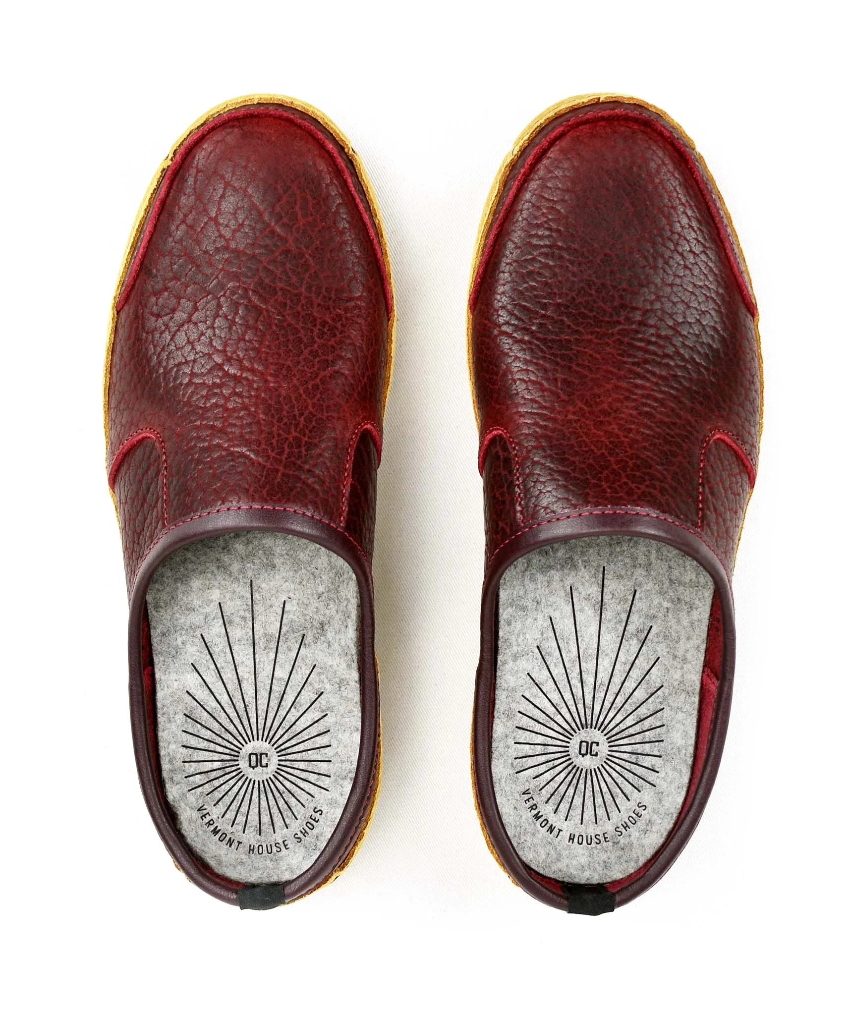 Vermont House Shoes®: Mule - Chili Bison