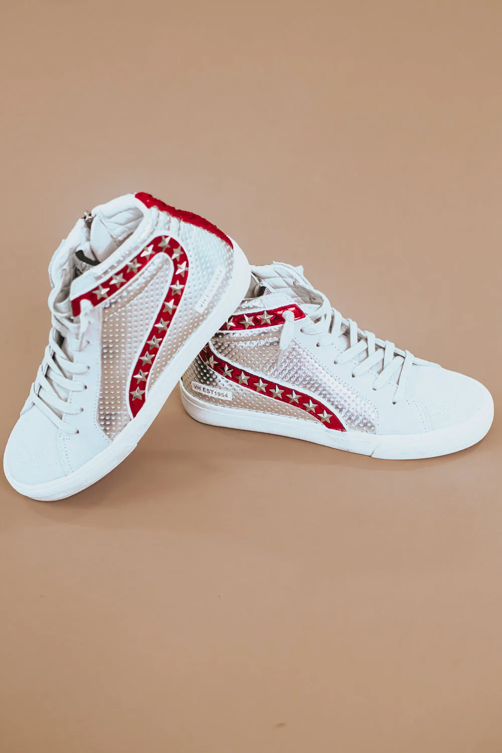 VH Bailey Sneaker , Red/Silver