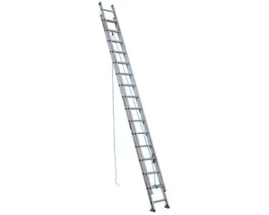 Werner 32ft Type II Aluminum D-Rung Extension Ladder D1232-2