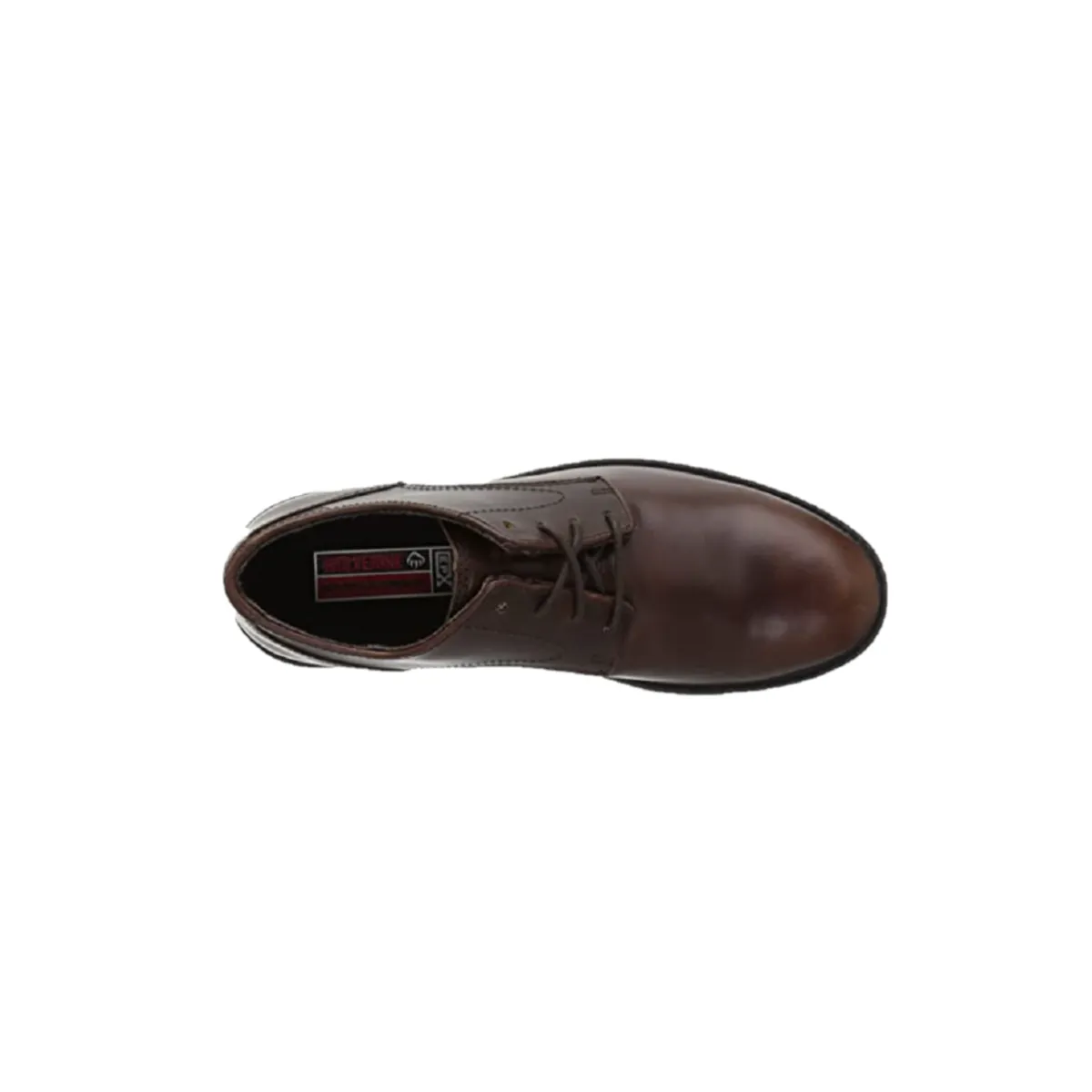 WOLVERINE W20512-EW BEDFORD OXFORD MN'S (Extra Wide) Brown Leather Work Shoes