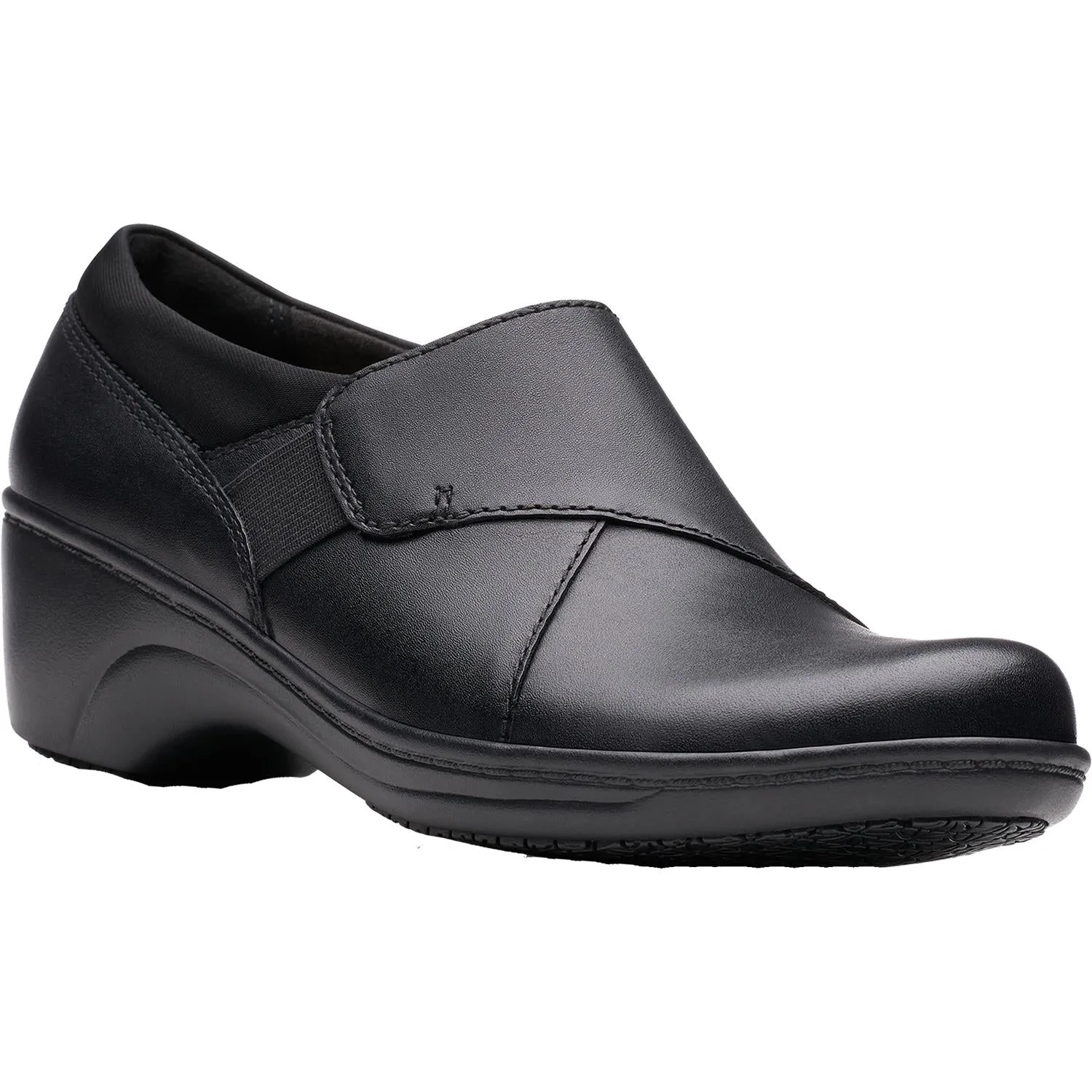 Women's Clarks Grasp High Black Leather