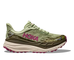 WOMEN'S HOKA STINSON 7 1141531SNBT COLOR:  SEED GREEN/BEET ROOT