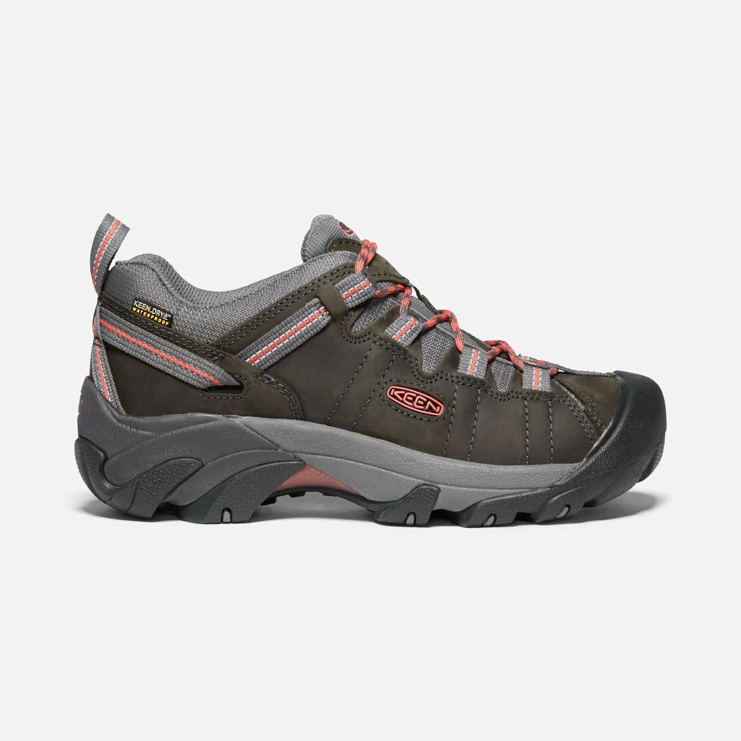 Women's Keen Targhee II Waterproof Color: Magnet/Coral