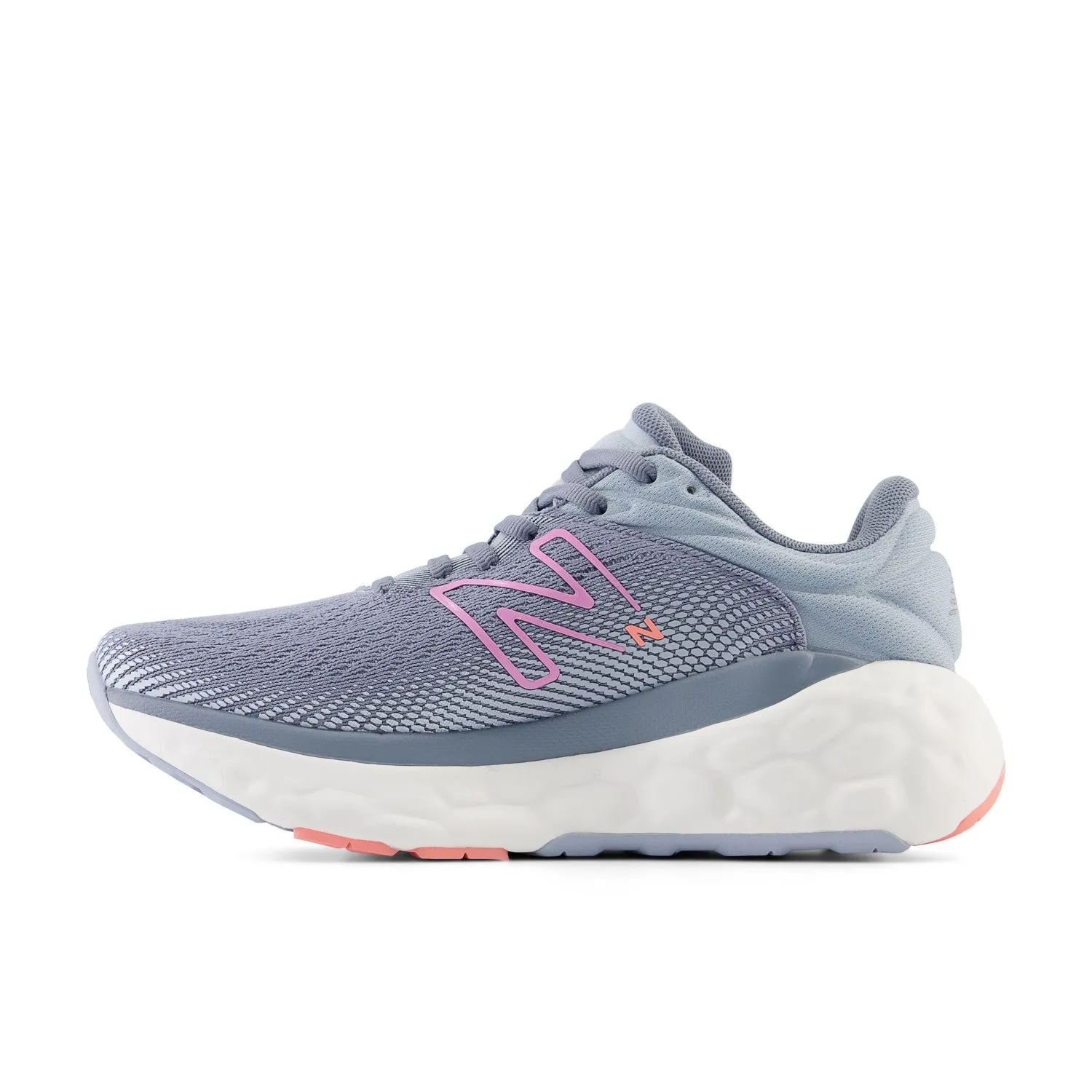 Women's New Balance Fresh Foam X 840v1 Color: Arctic Grey with Raspberry (REGULAR, WIDE & X-WIDE WIDTH)