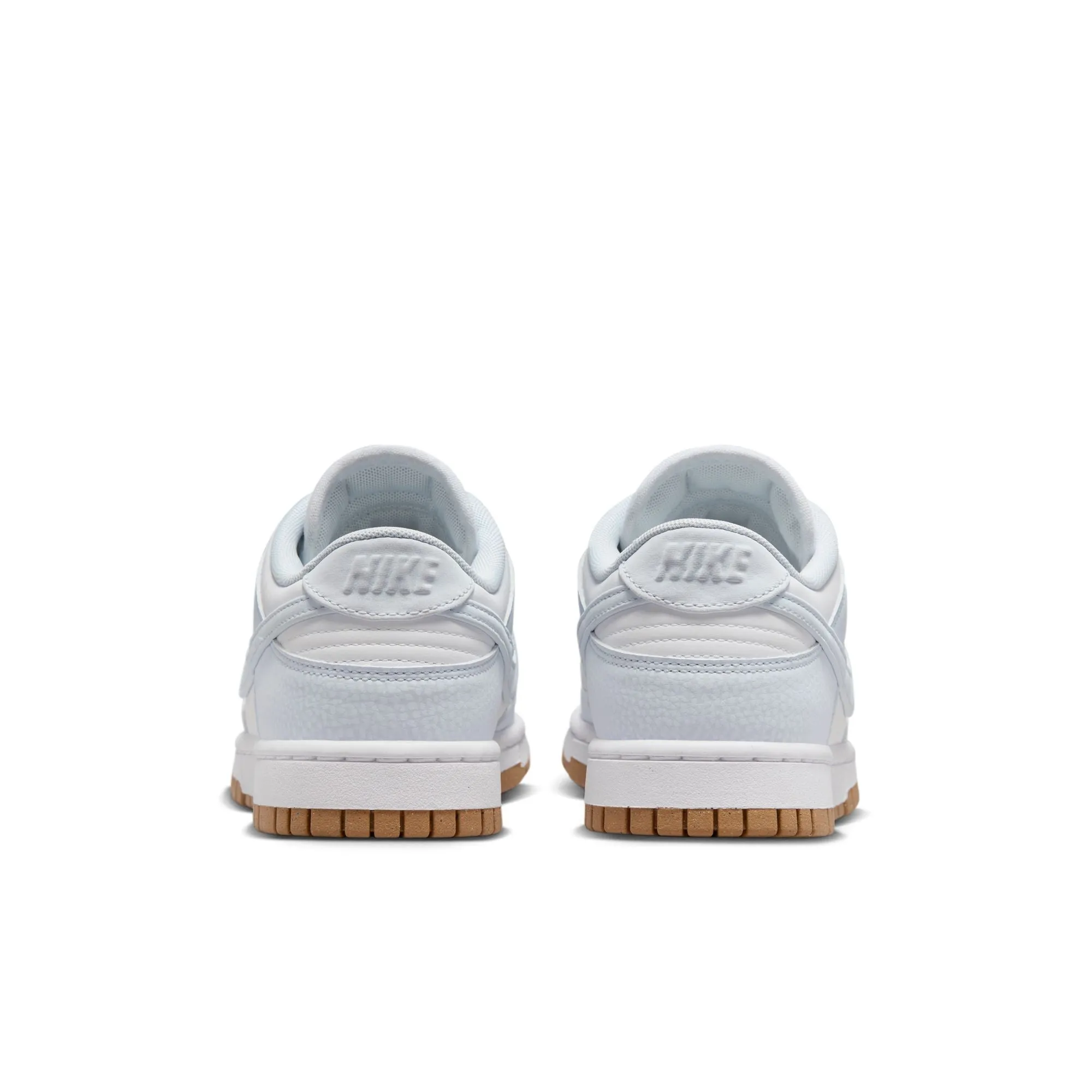 Women's Nike Dunk Low - WHITE/FOOTBALL GREY-GUM LIGHT BROWN