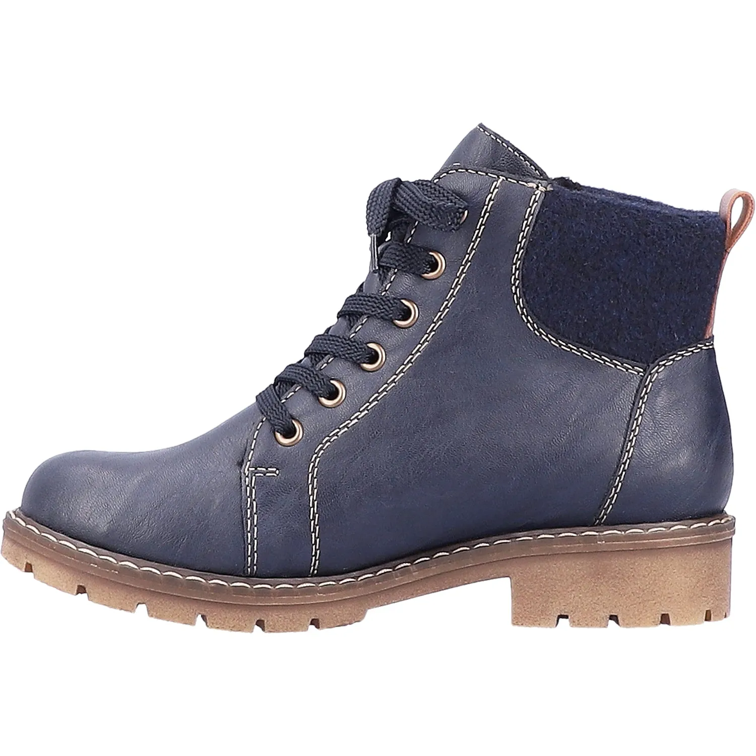 Women's Rieker Y9105-14 Sabrina 05 Navy Leather