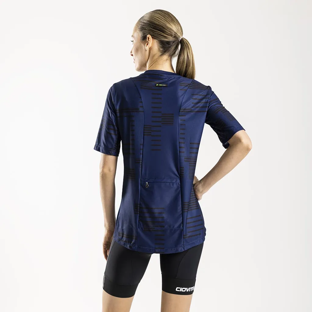 Women's Strisce Short Sleeve Trail Tee