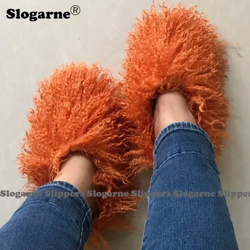 Women's Winter Slippers - Cozy Faux Fur Design, Plush Lining - Sizes 23-48