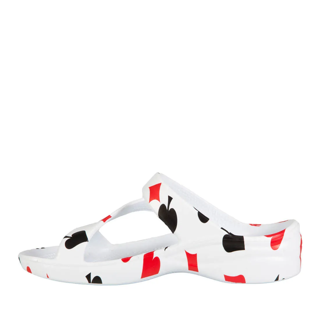 Women's Z Sandals - Hearts, Diamonds, Spades, Clubs