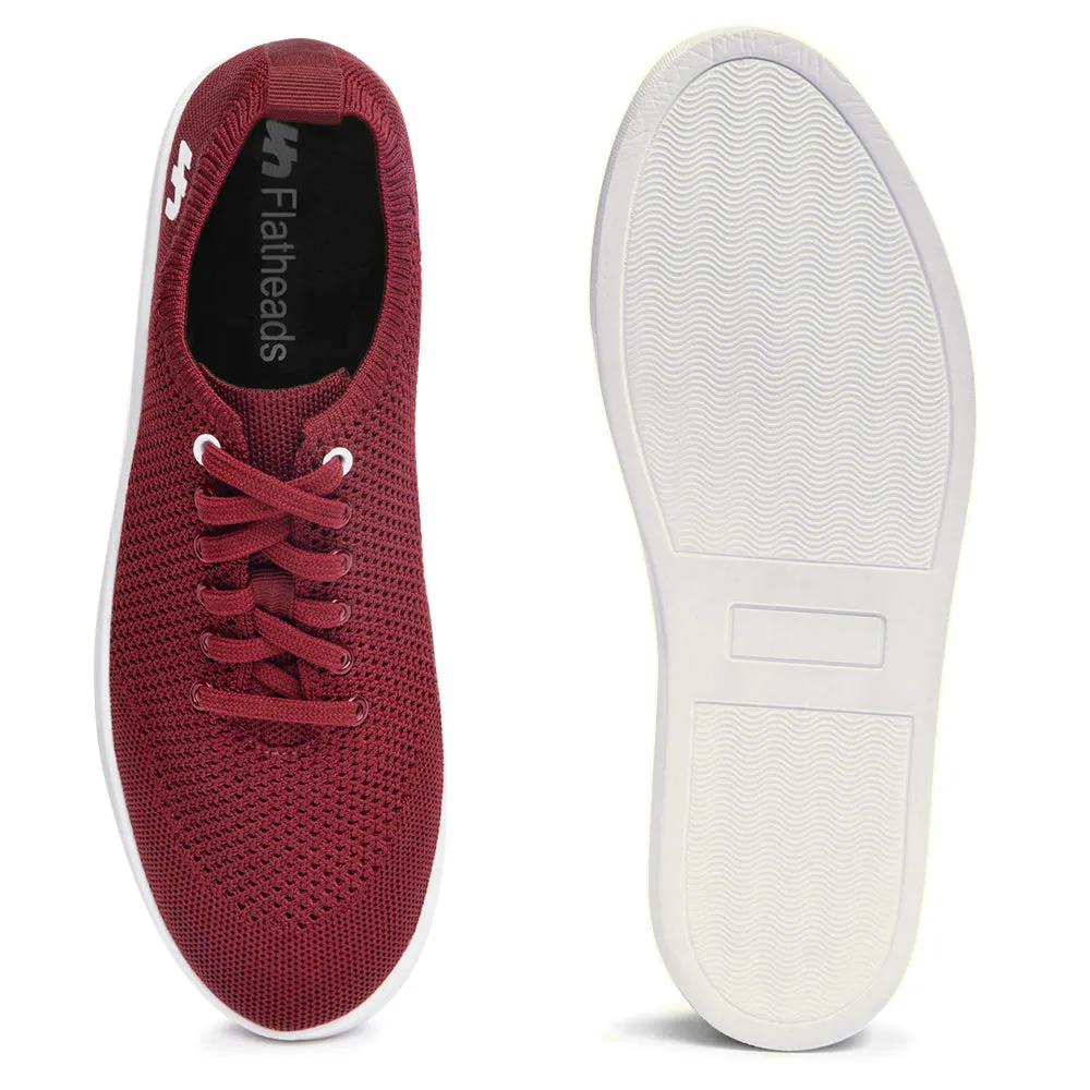 WYN Ellipsis - Breathable Sneakers | Burgundy