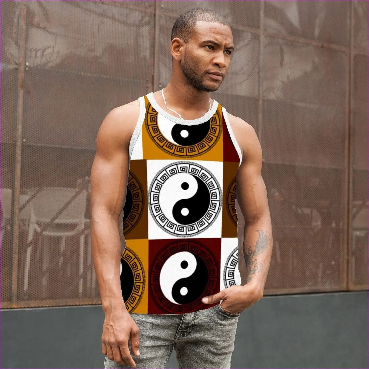 Yin Yang Men's Tank Top